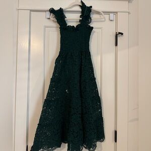 Hill House Home Green Ellie Dress Lace